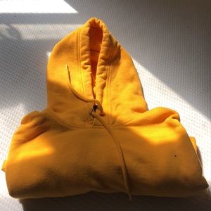Yellow H&M Pullover Hoodie